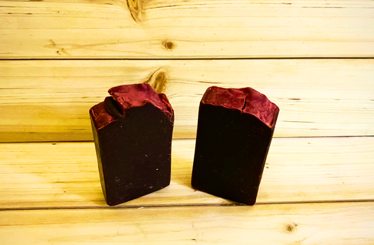 Crimson Rosewood Goat Milk Soap (long & skinny bar)